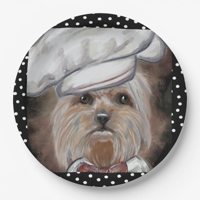 Yorkie Paper Plate (Front)