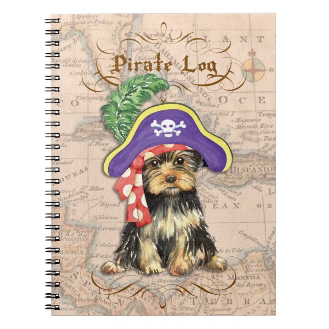 Yorkie Pirate Notebook (Front)