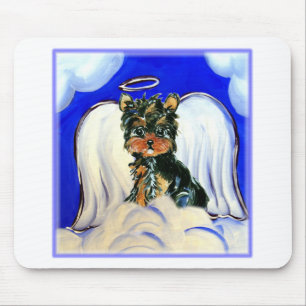 Yorkie Poo Angel Mouse Mat
