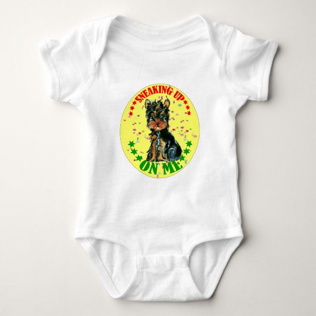 YORKIE POO BABY BODYSUIT (Front)
