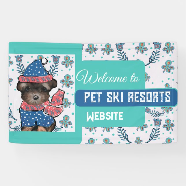 Yorkie Poo  Banner (Horizontal)