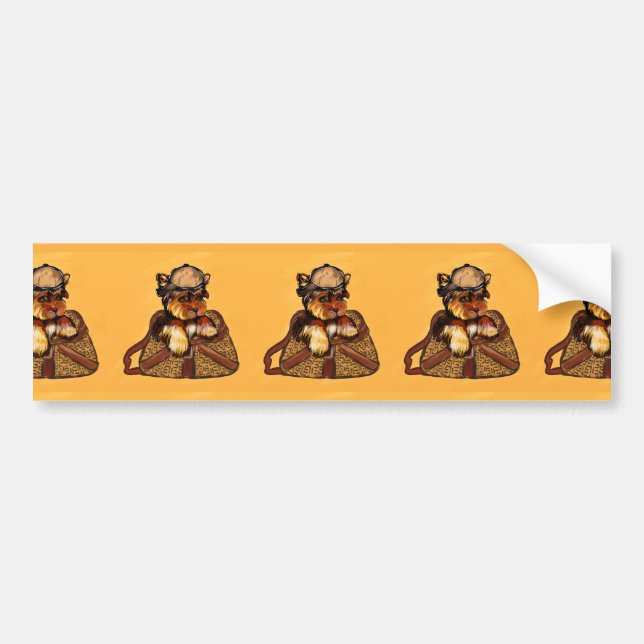 YORKIE POO BUMPER STICKER (Front)