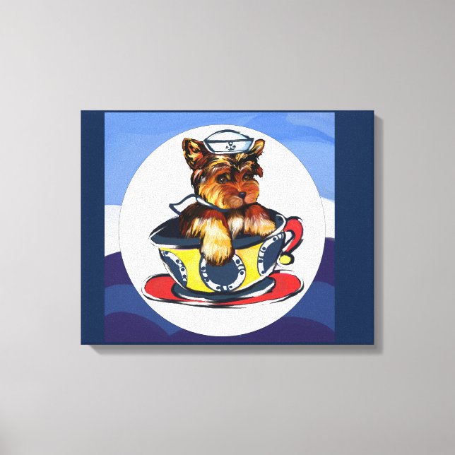 Yorkie Poo Canvas Print (Front)