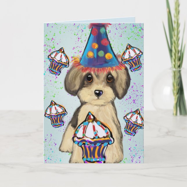 Yorkie Poo Card (Front)