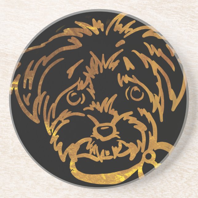 Yorkie Poo  Coaster (Front)