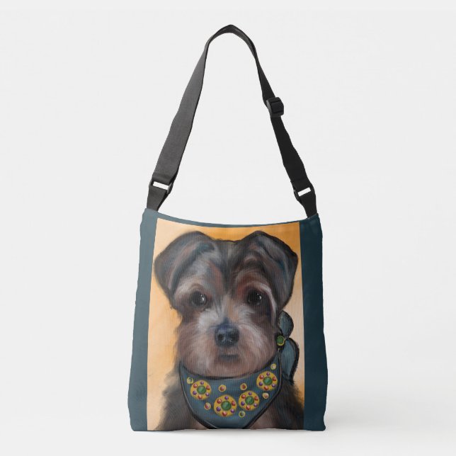 YORKIE POO          CROSSBODY BAG (Front)