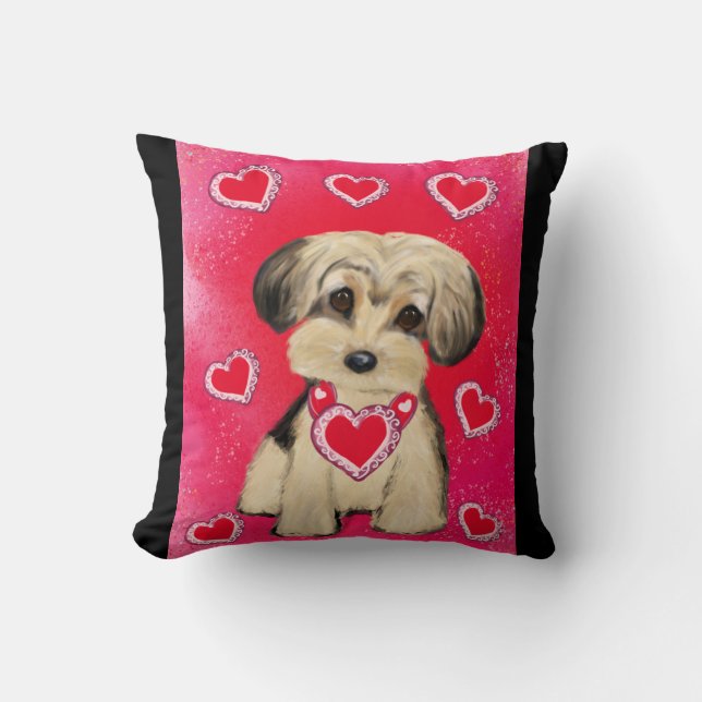 Yorkie Poo Cushion (Front)