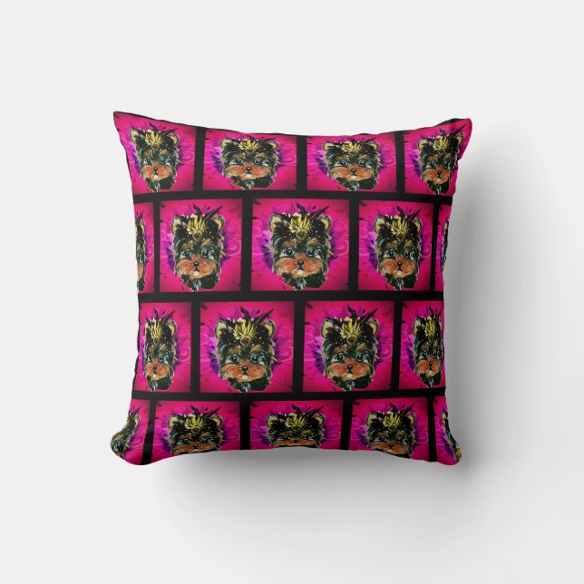 YORKIE POO CUSHION (Front)