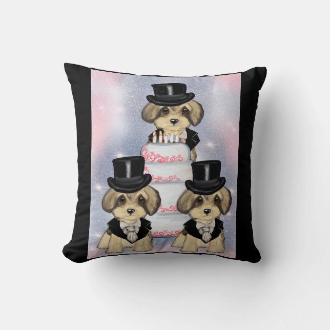 Yorkie Poo Cushion (Front)