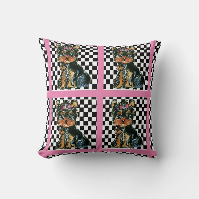 YORKIE POO CUSHION (Front)