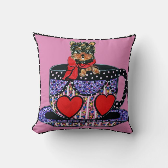 Yorkie Poo Cushion (Front)
