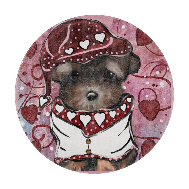 Yorkie Poo Cutting Board (Front)