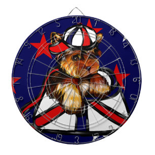 YORKIE POO DARTBOARD