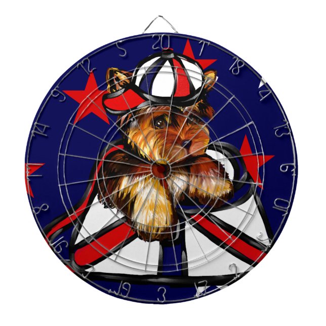 YORKIE POO DARTBOARD (Front)