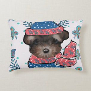 Yorkie Poo Decorative Cushion