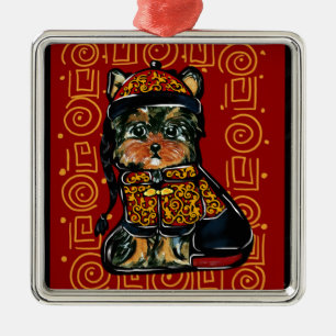 Yorkie Poo, Dog of the Year 2018! Metal Tree Decoration