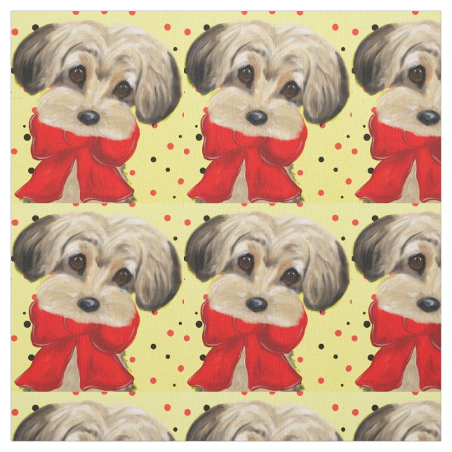 Yorkie Poo Fabric (Swatch)