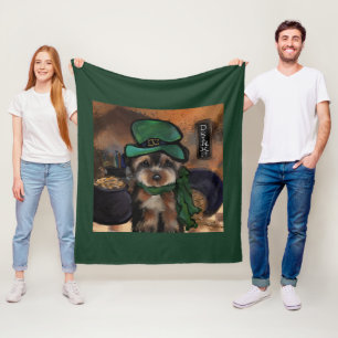 Yorkie  Poo       Fleece Blanket