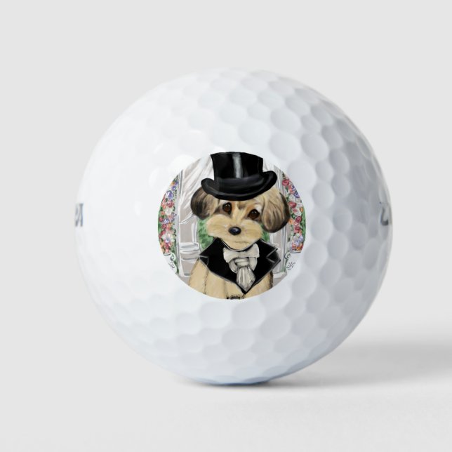 YORKIE POO GOLF BALLS (Front)