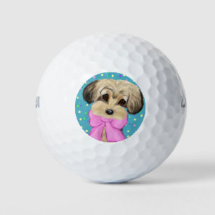 Yorkie Poo Golf Balls