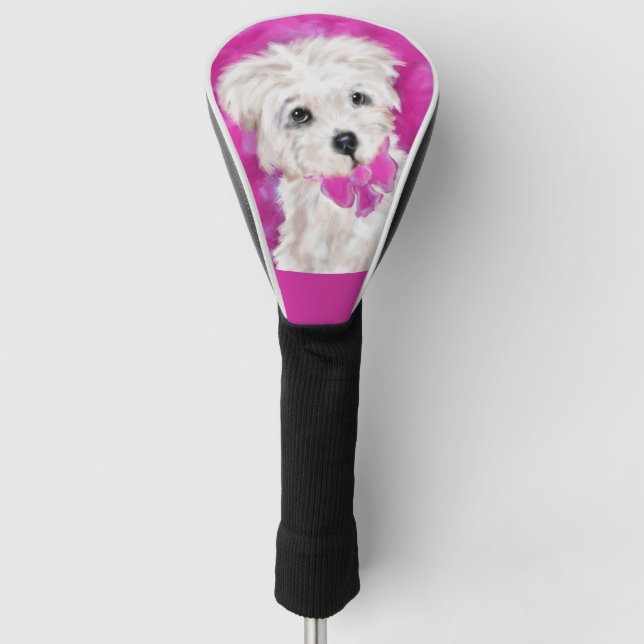 YORKIE POO GOLF HEAD COVER (Front)
