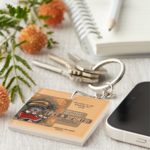 Yorkie Poo Key Ring
