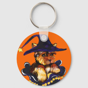 YORKIE POO KEY RING