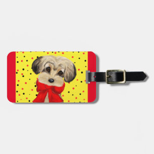 Yorkie Poo Luggage Tag