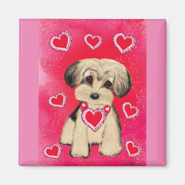 YORKIE POO MAGNET (Front)