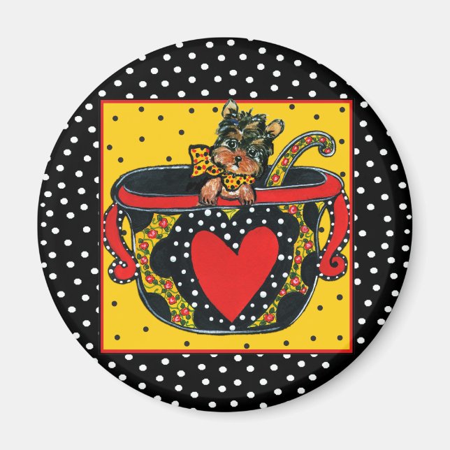 Yorkie Poo Magnet (Front)