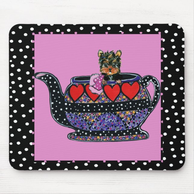 Yorkie Poo Mouse Mat (Front)