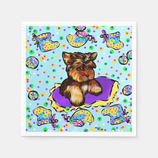 Yorkie Poo Napkin (Front)