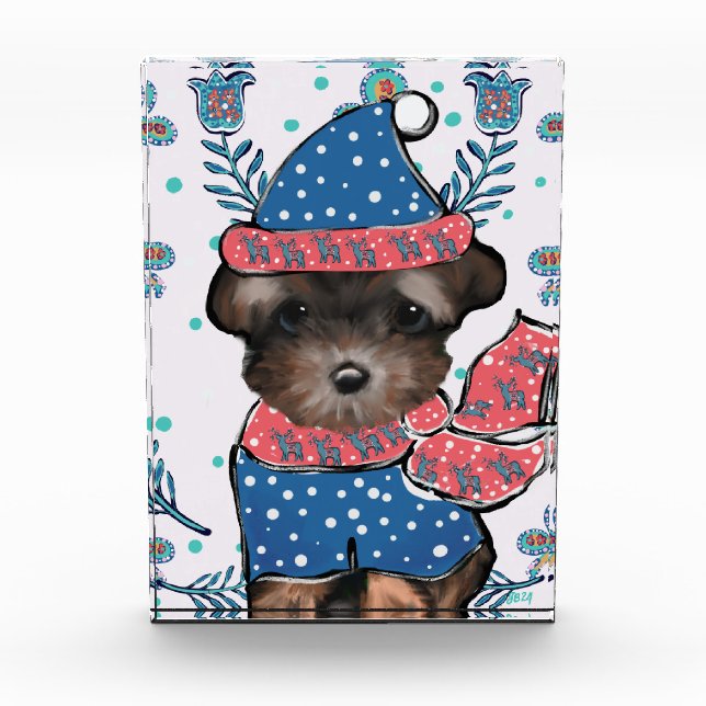 Yorkie Poo  Photo Block (Front)