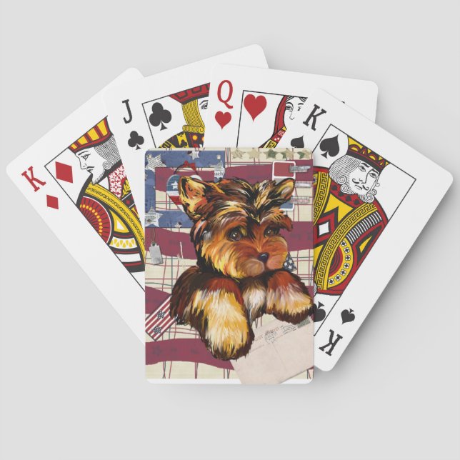 YORKIE POO PLAYING CARDS (Back)