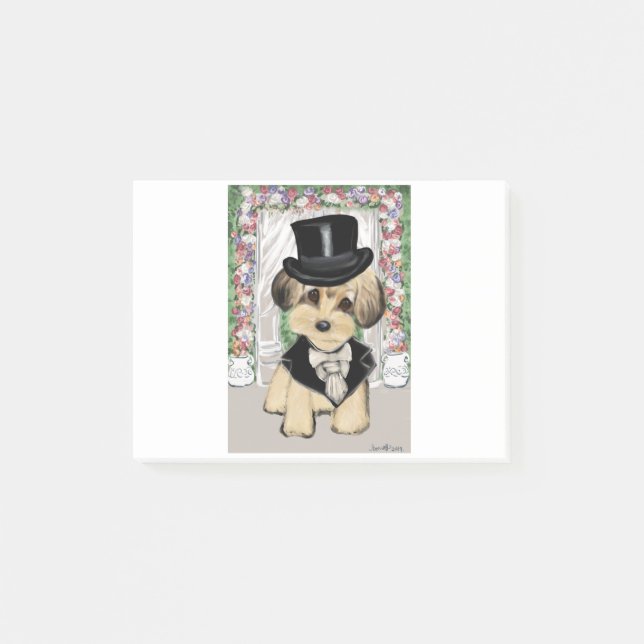 YORKIE POO POST-IT NOTES (Front)
