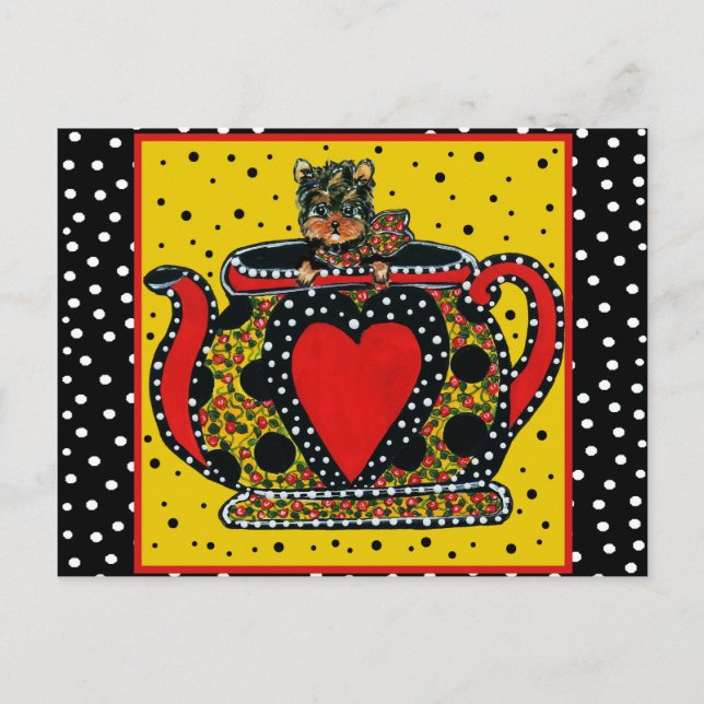 Yorkie Poo Postcard (Front)