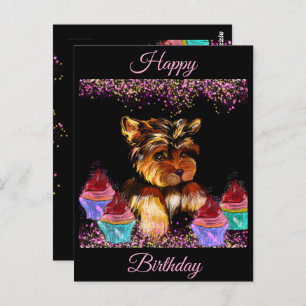 Yorkie Poo Postcard