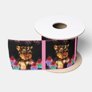 Yorkie Poo Satin Ribbon