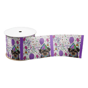 Yorkie Poo Satin Ribbon