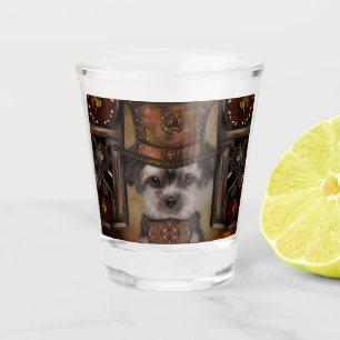 Yorkie Poo Shot Glass