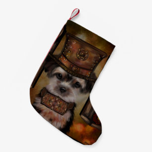Yorkie Poo Small Christmas Stocking