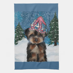 YORKIE POO TEA TOWEL