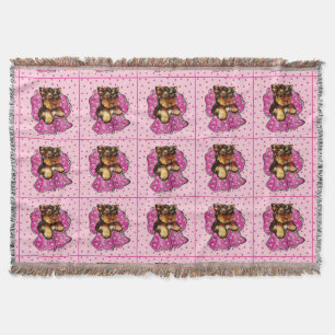 Yorkie Poo Throw Blanket