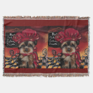 YORKIE POO    THROW BLANKET