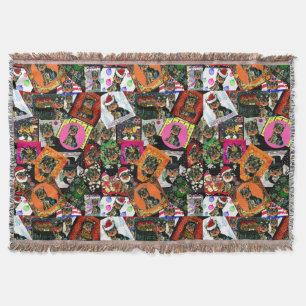 YORKIE POO THROW BLANKET