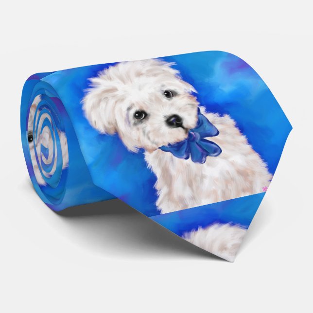 YORKIE POO TIE (Rolled)