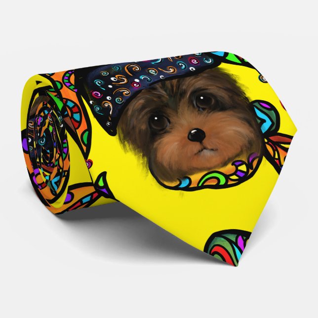 YORKIE POO      TIE (Rolled)