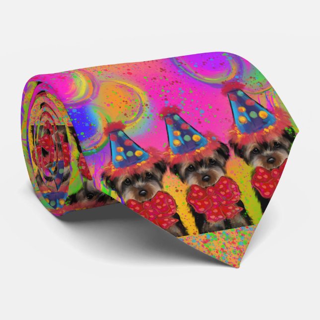 Yorkie Poo Tie (Rolled)