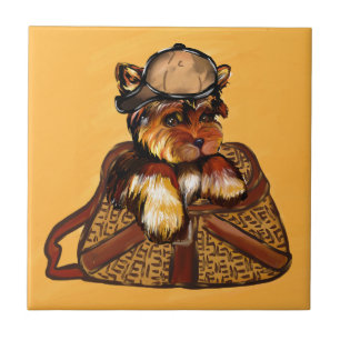 YORKIE POO TILE