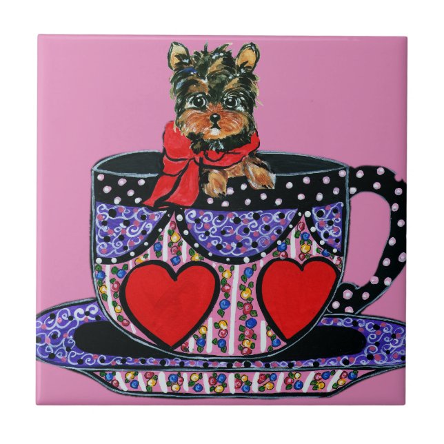 Yorkie Poo Tile (Front)